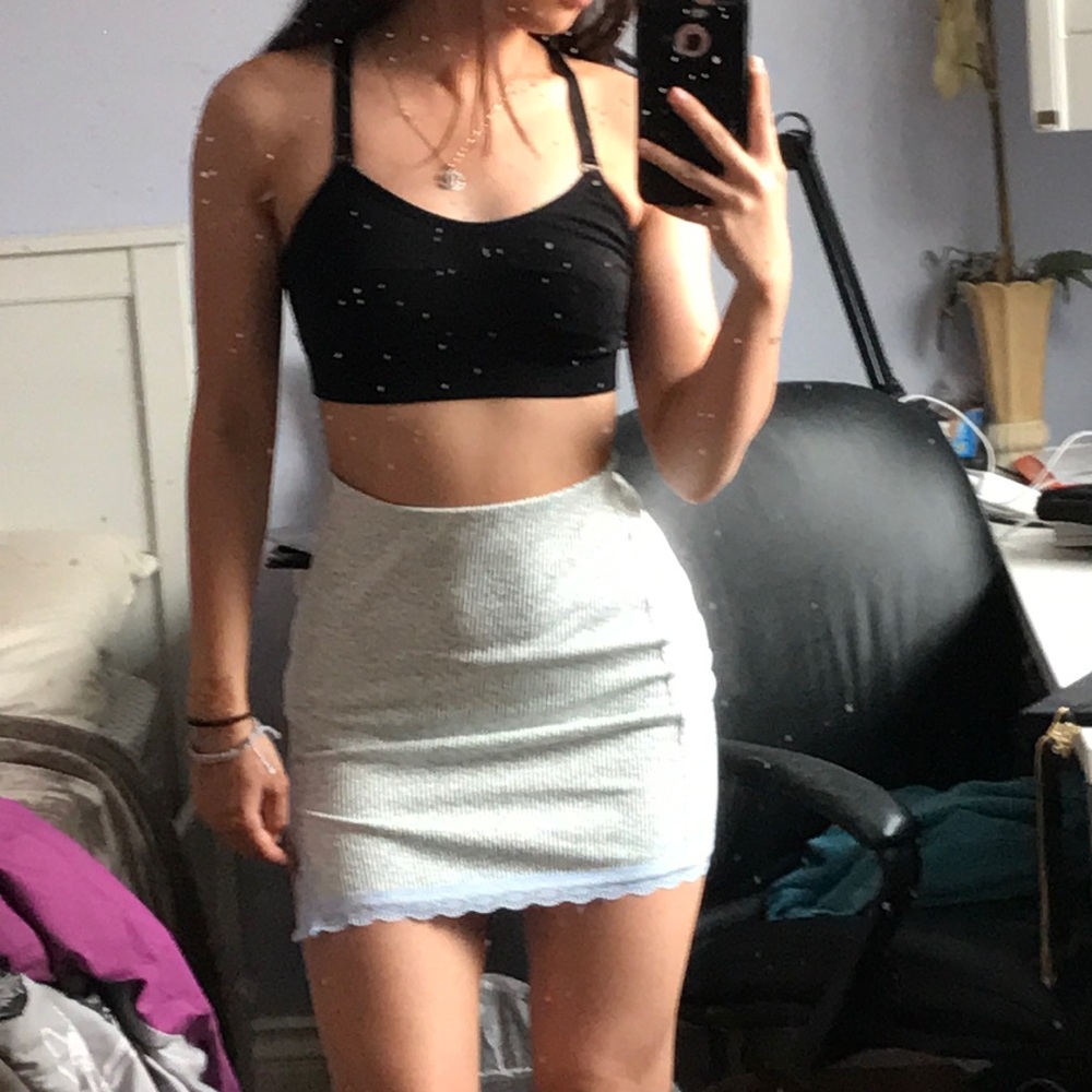 H&M mini floral skirt